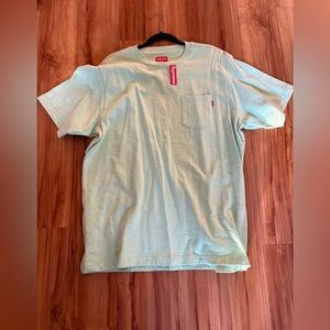 Supreme pocket tee Mint Green Men's T-Shirt SS19